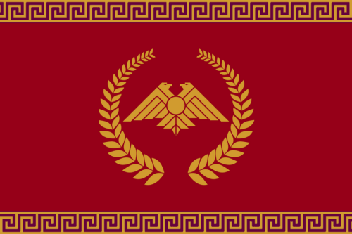 "Image of the flag of the Imperivm Romanvm"